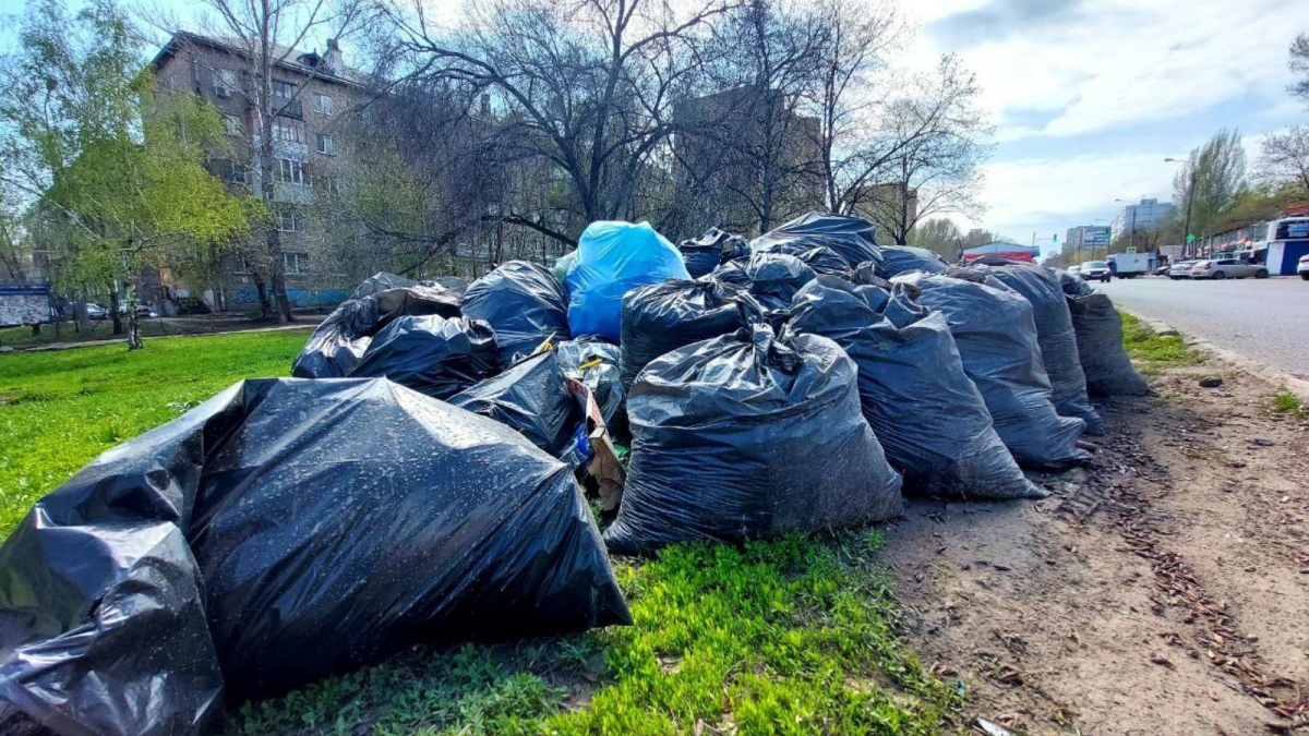 Вывоз и утилизация мусора после субботника в Вологде в октябре
