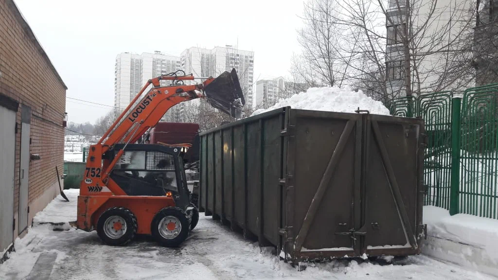 Вывоз снега контейнерами в Вологде — цена от 3287 руб., заказать контейнер для снега в ПроМусор